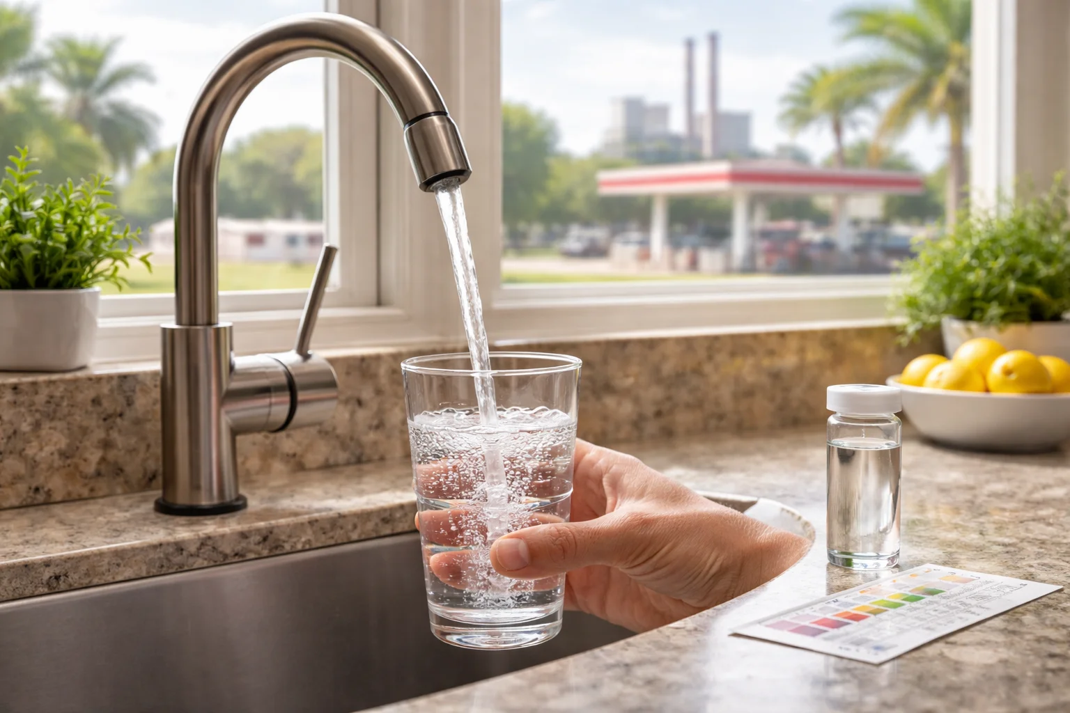 Unhealthy levels of 1,1,2-Trichloroethane in the water supply of Florida homes