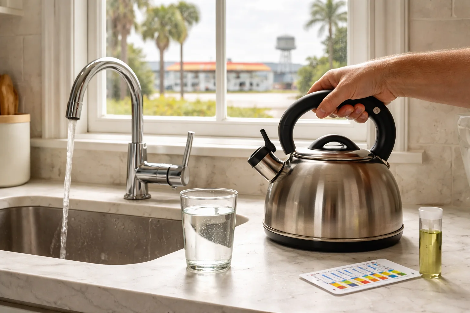 Unhealthy levels of 1,2,4-Trichlorobenzene in the water supply of Florida homes
