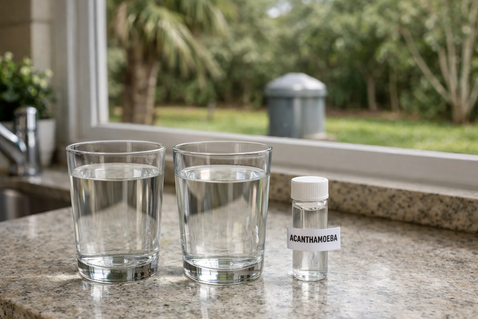 Unhealthy levels of Acanthamoeba in the water supply of Florida homes