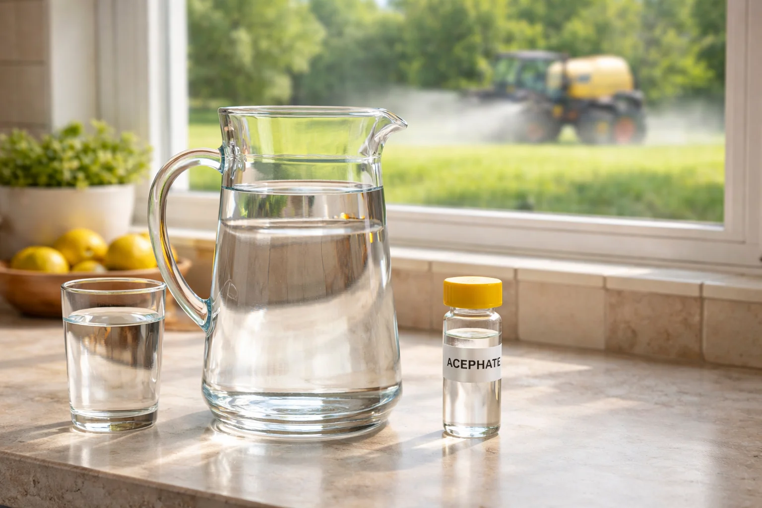 Unhealthy levels of Acephate in the water supply of Florida homes