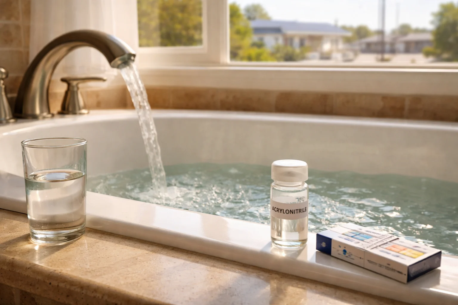 Unhealthy levels of Acrylonitrile in the water supply of Florida homes