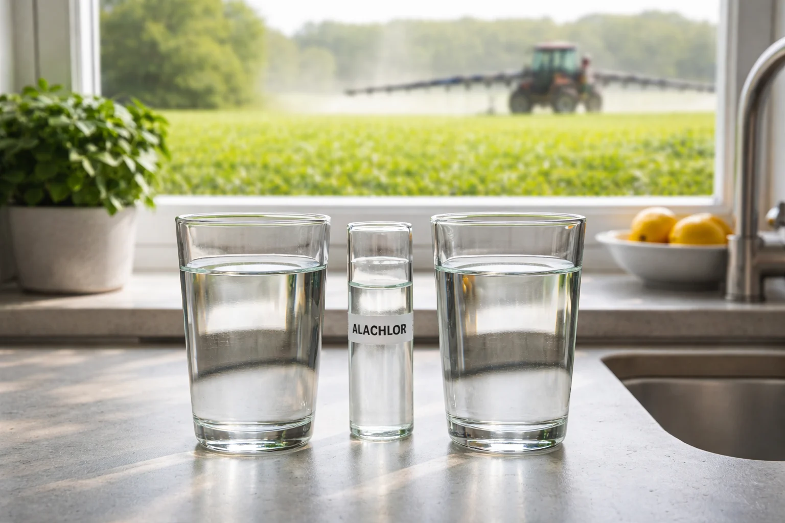 Unhealthy levels of Alachlor in the water supply of Florida homes