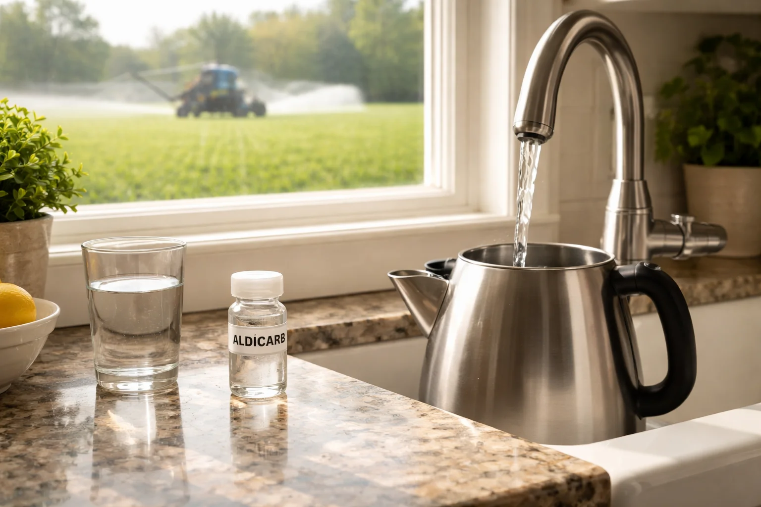 Unhealthy levels of Aldicarb in the water supply of Florida homes