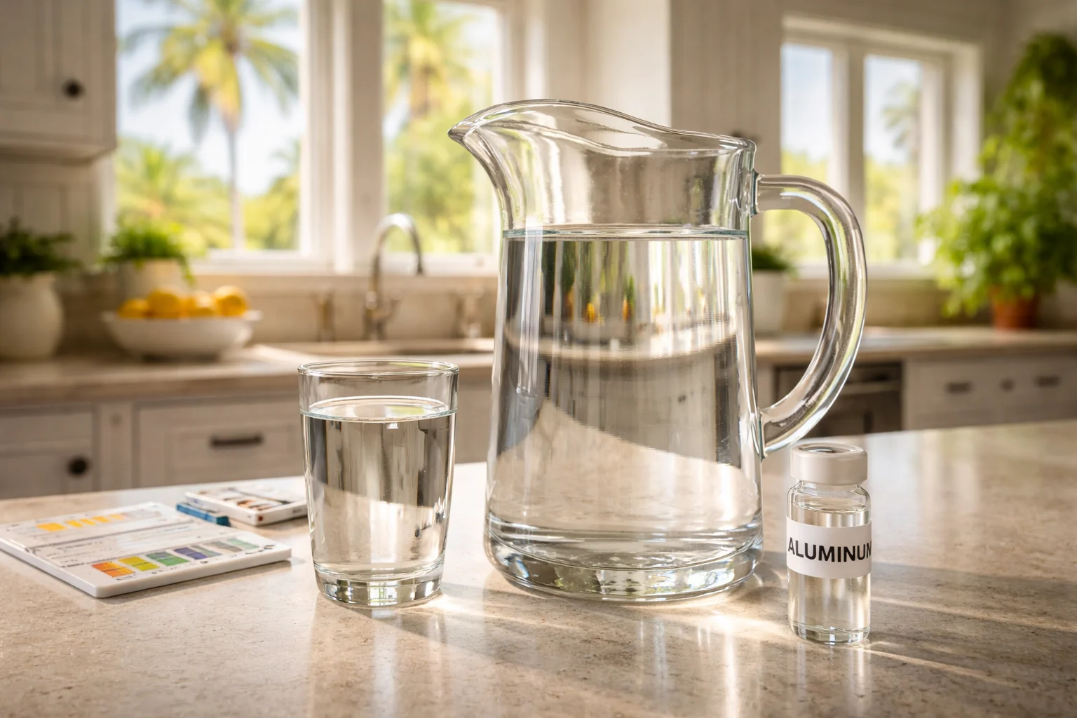 Unhealthy levels of Aluminum in the water supply of Florida homes