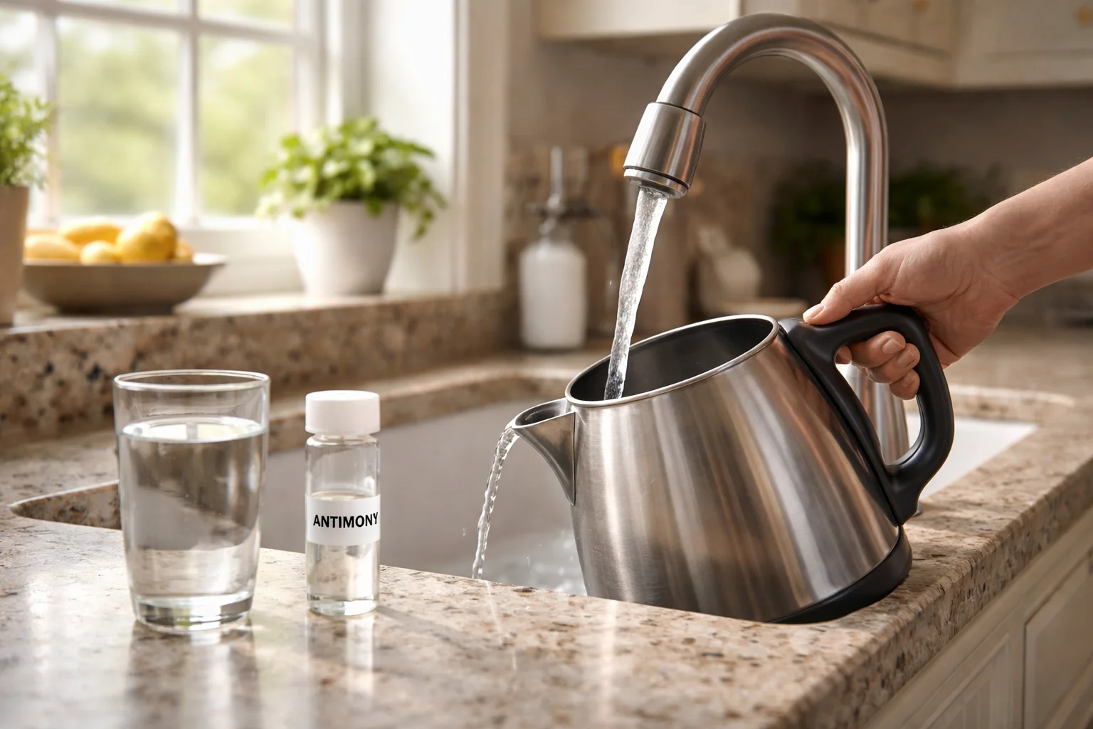 Unhealthy levels of Antimony in the water supply of Florida homes