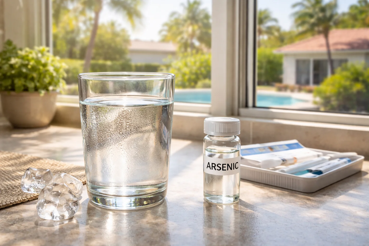 Unhealthy levels of Arsenic in the water supply of Florida homes