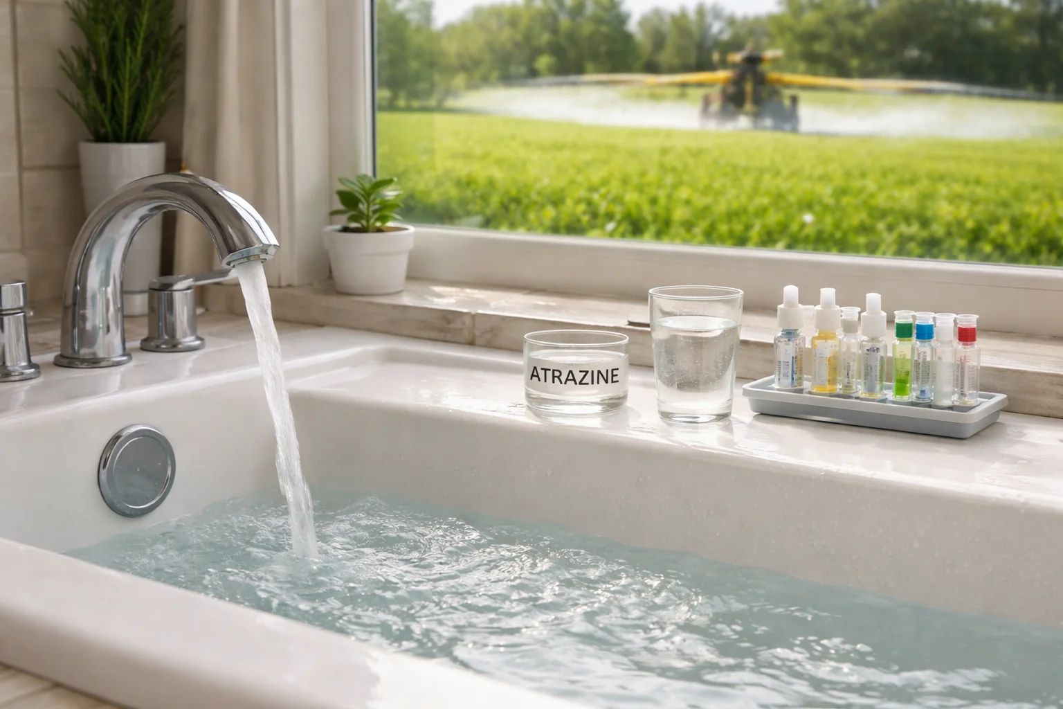 Unhealthy levels of Atrazine in the water supply of Florida homes