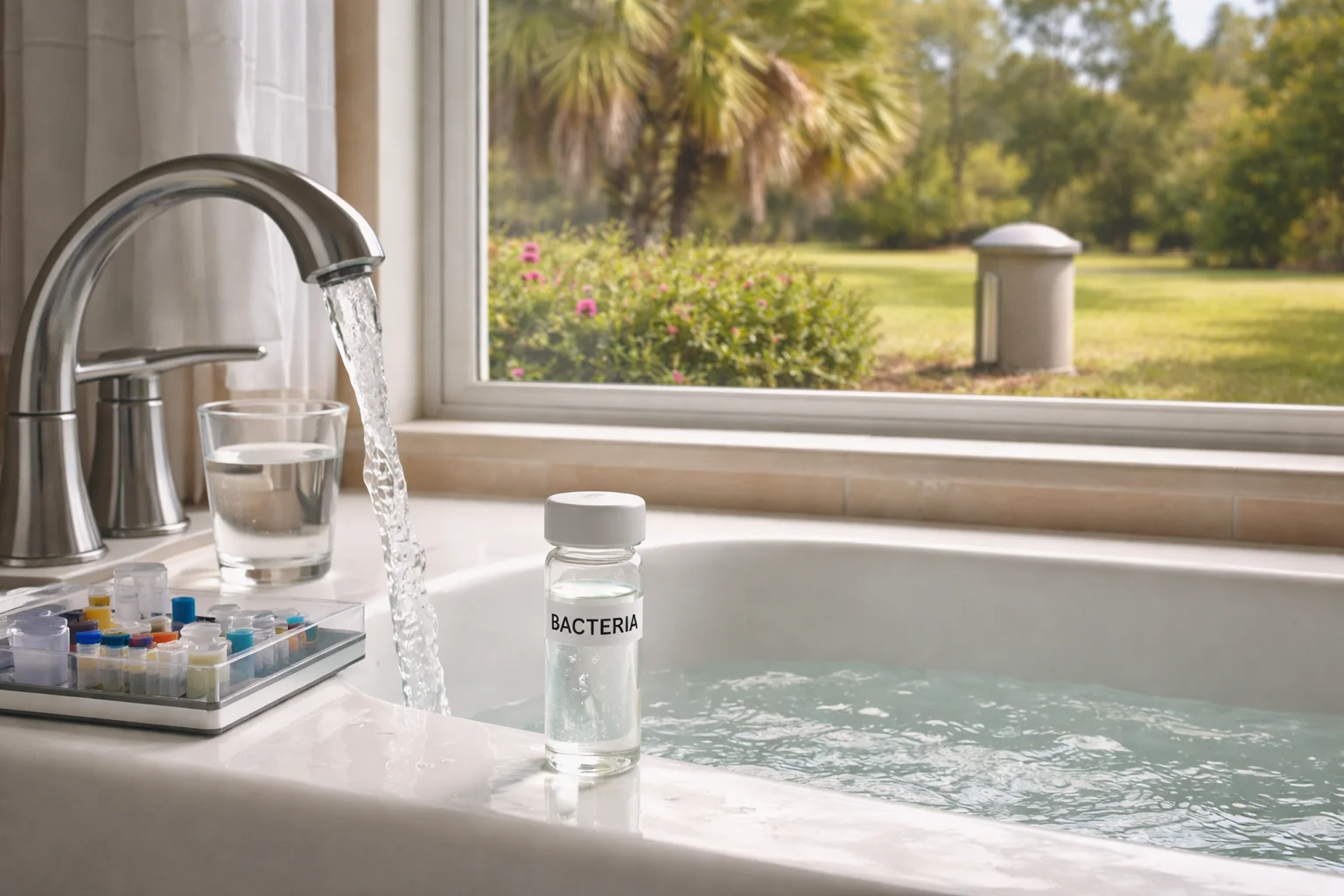 Unhealthy levels of Bacteria in the water supply of Florida homes