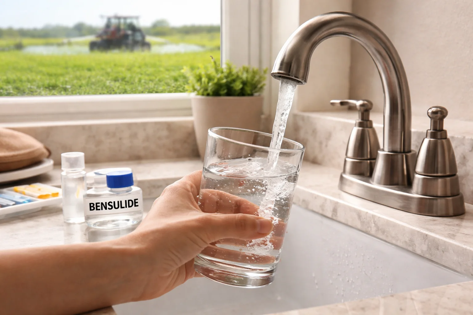 Unhealthy levels of Bensulide in the water supply of Florida homes