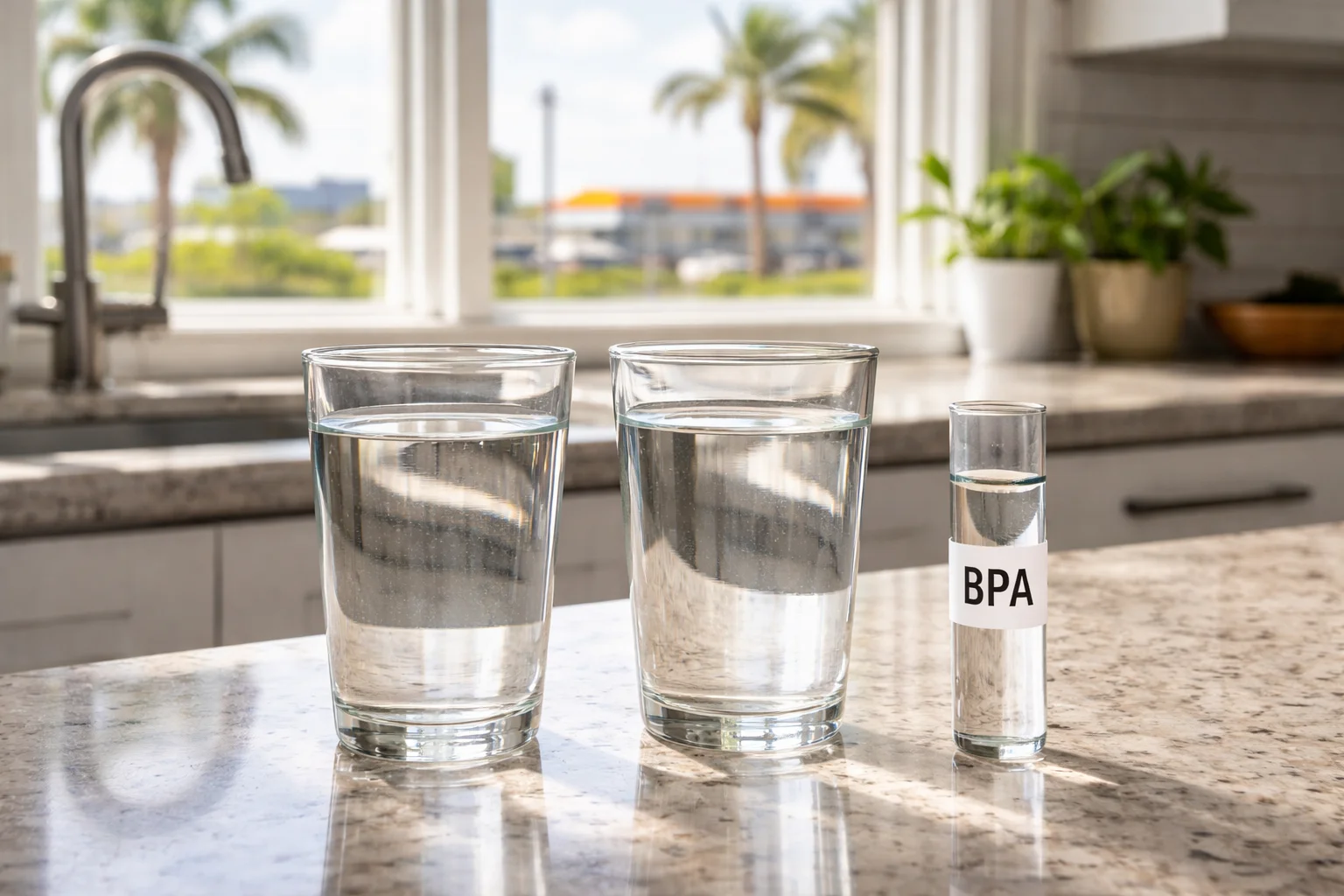 Unhealthy levels of Bisphenol A (BPA) in the water supply of Florida homes