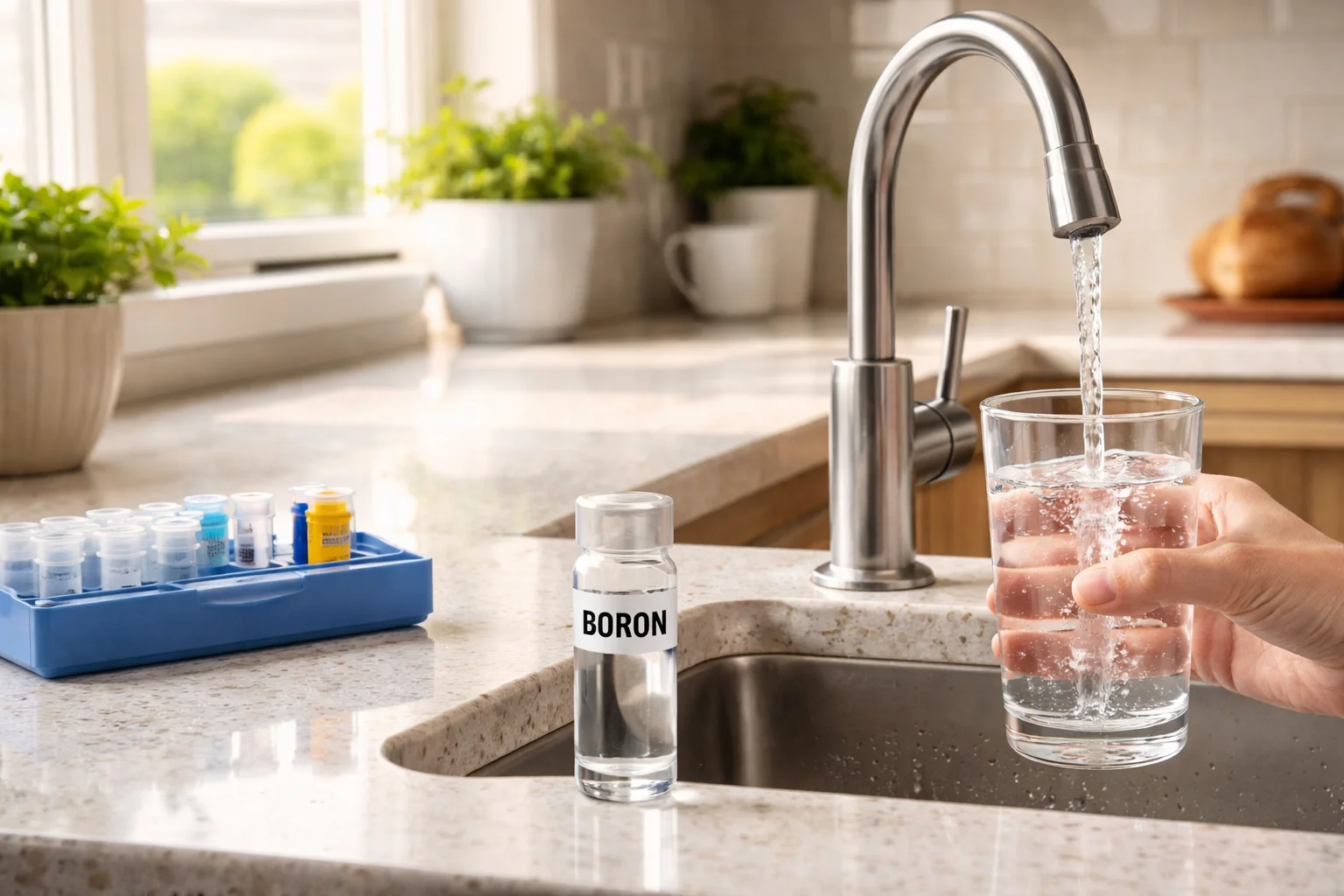 Unhealthy levels of Boron in the water supply of Florida homes