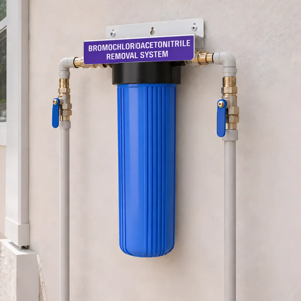 BROMOCHLOROACETONITRILE REMOVAL SYSTEM