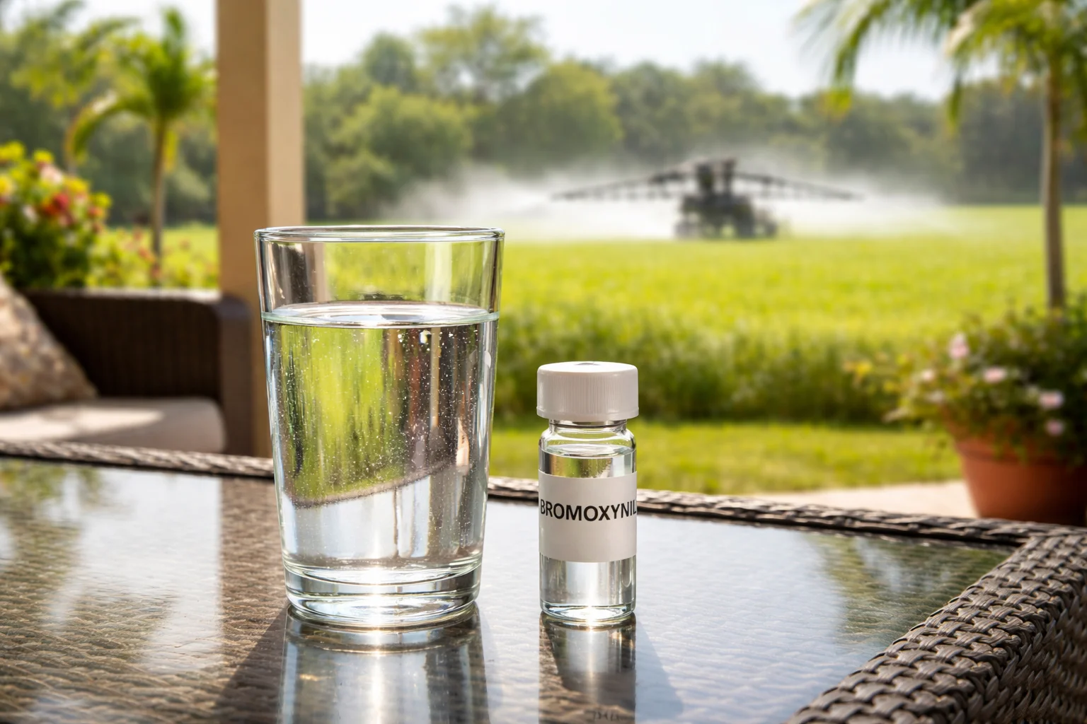 Unhealthy levels of Bromoxynil in the water supply of Florida homes