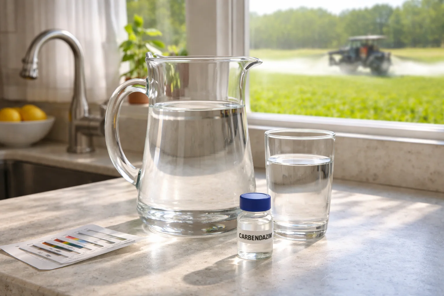 Unhealthy levels of Carbendazim in the water supply of Florida homes