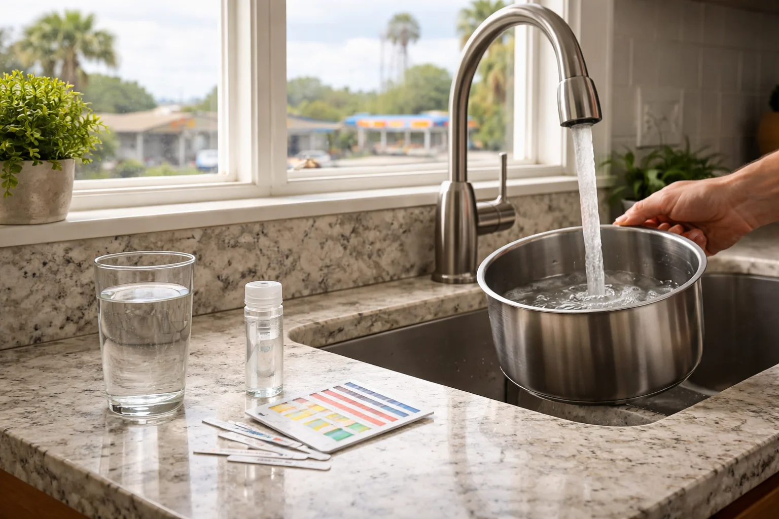 Unhealthy levels of Carbon Tetrachloride in the water supply of Florida homes