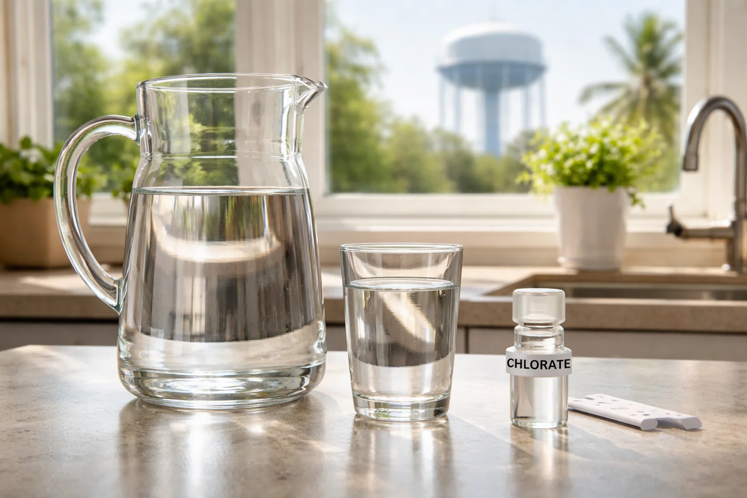 Unhealthy levels of Chlorate in the water supply of Florida homes