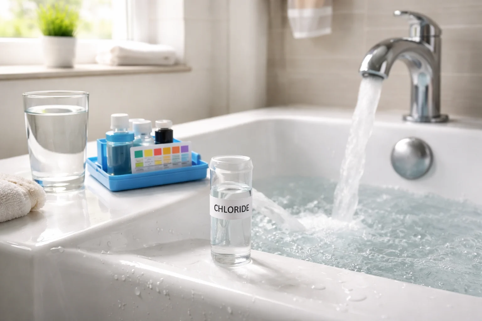 Unhealthy levels of Chloride in the water supply of Florida homes