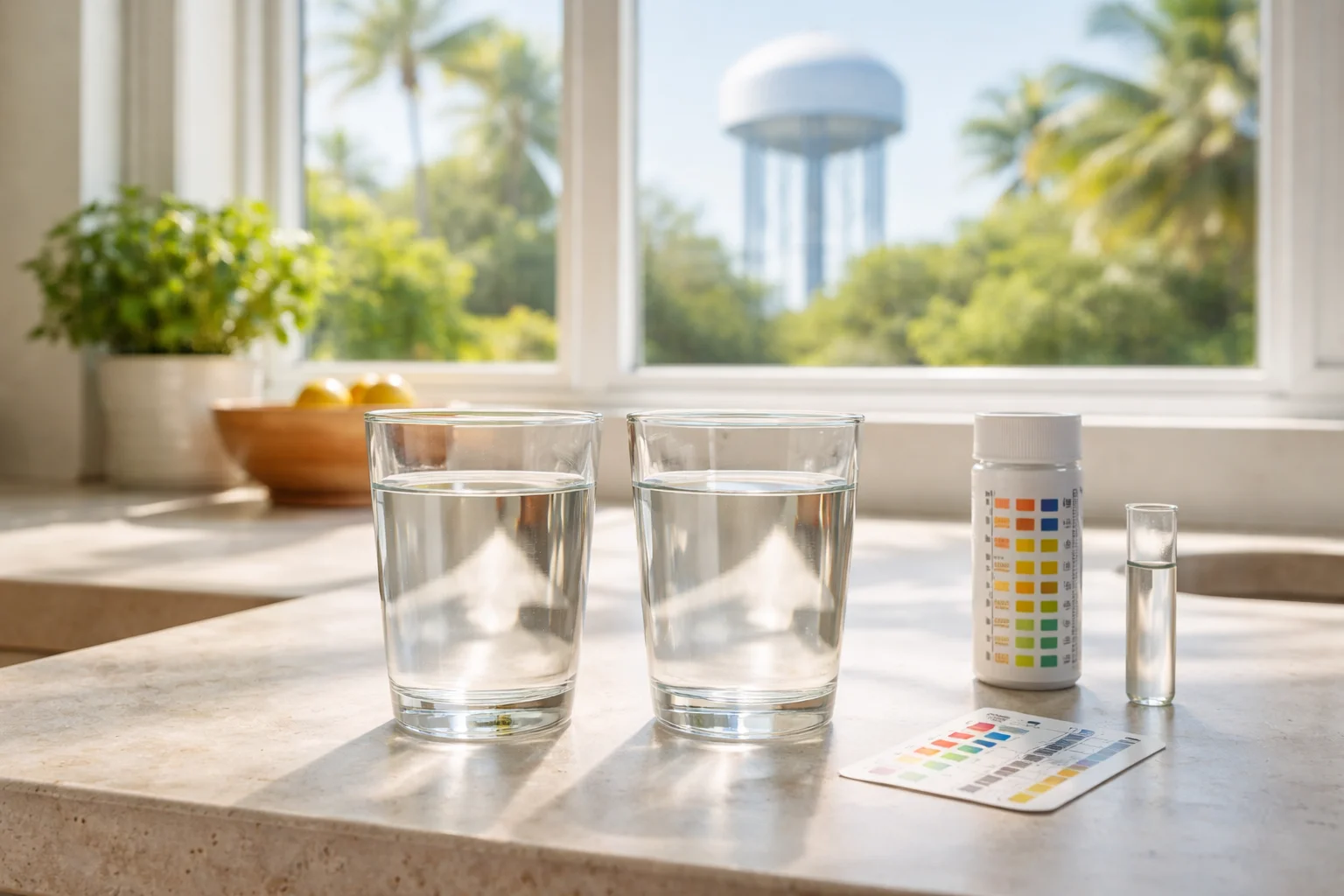 Unhealthy levels of Chlorinated Phenols in the water supply of Florida homes