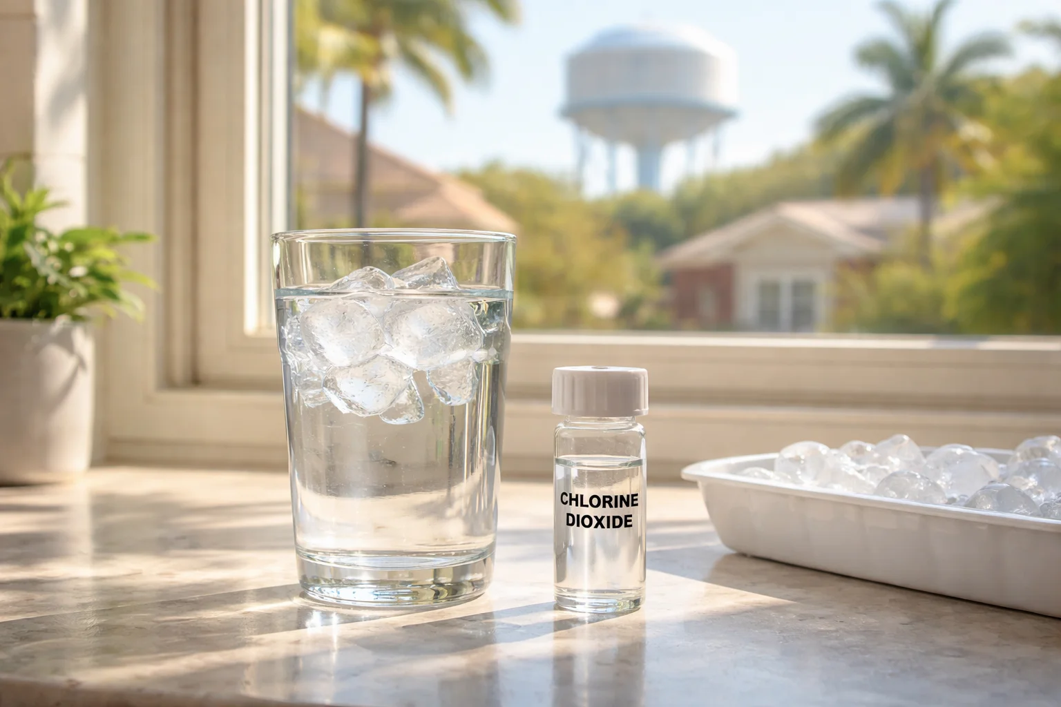 Unhealthy levels of Chlorine Dioxide in the water supply of Florida homes