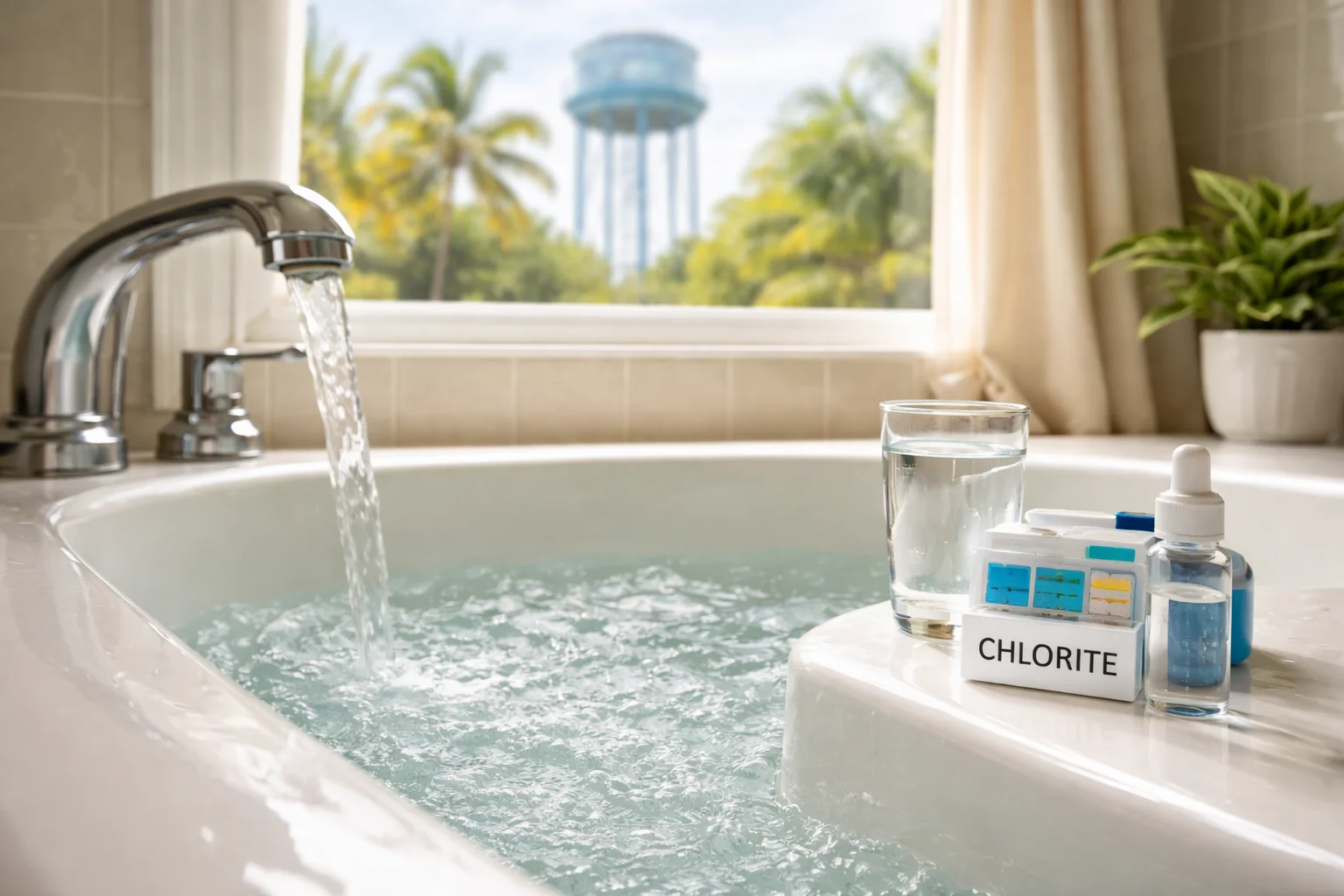 Unhealthy levels of Chlorite in the water supply of Florida homes