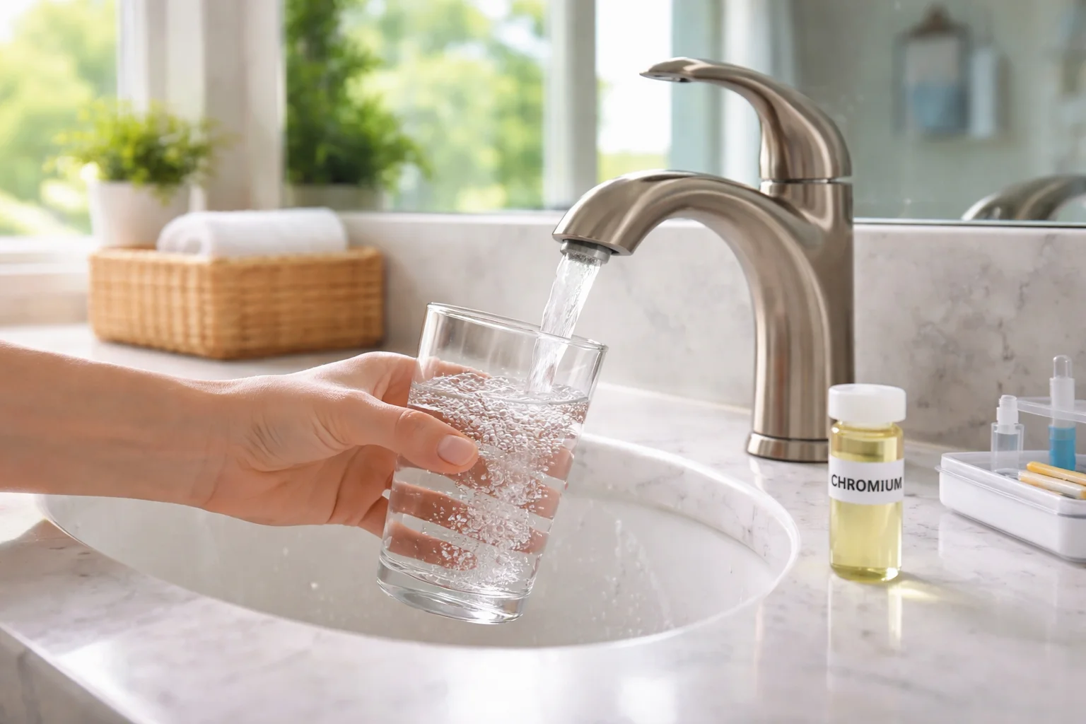 Unhealthy levels of Chromium in the water supply of Florida homes