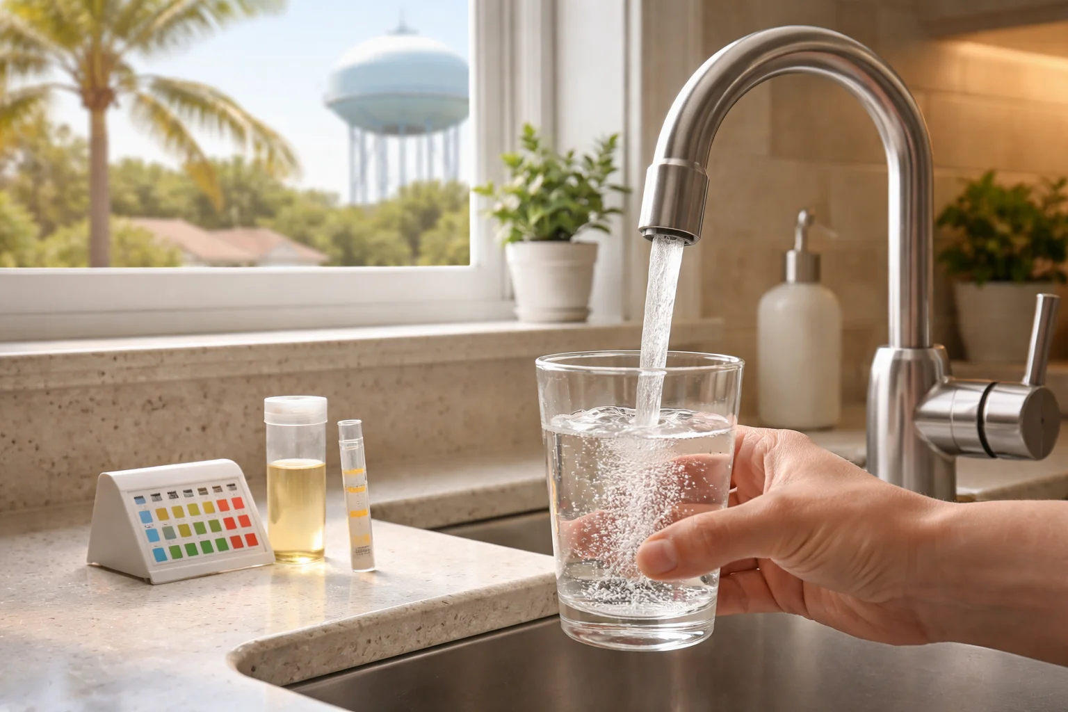 Unhealthy levels of Dibromoacetic acid in the water supply of Florida homes