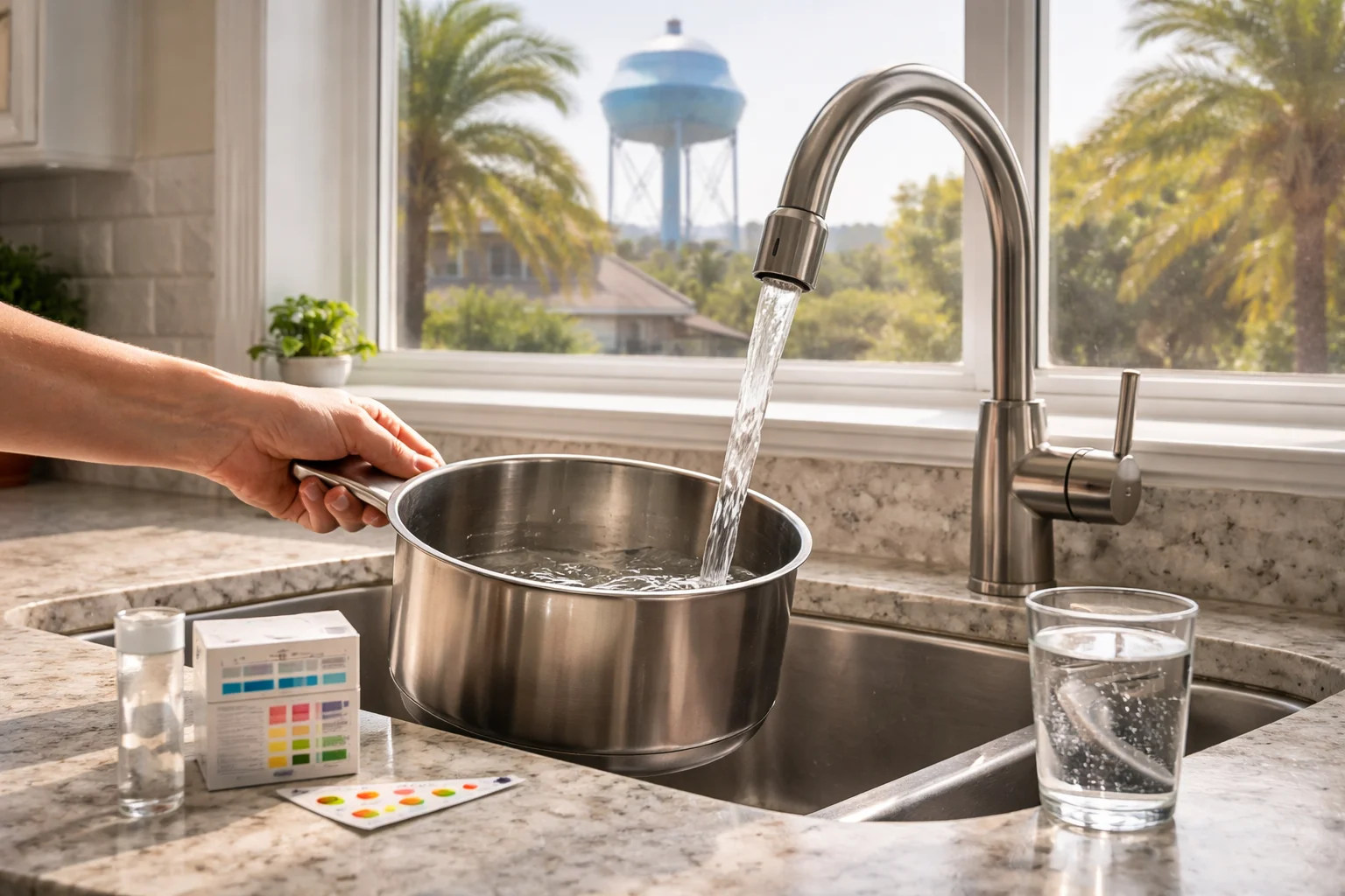 Unhealthy levels of Dichloroacetic acid in the water supply of Florida homes