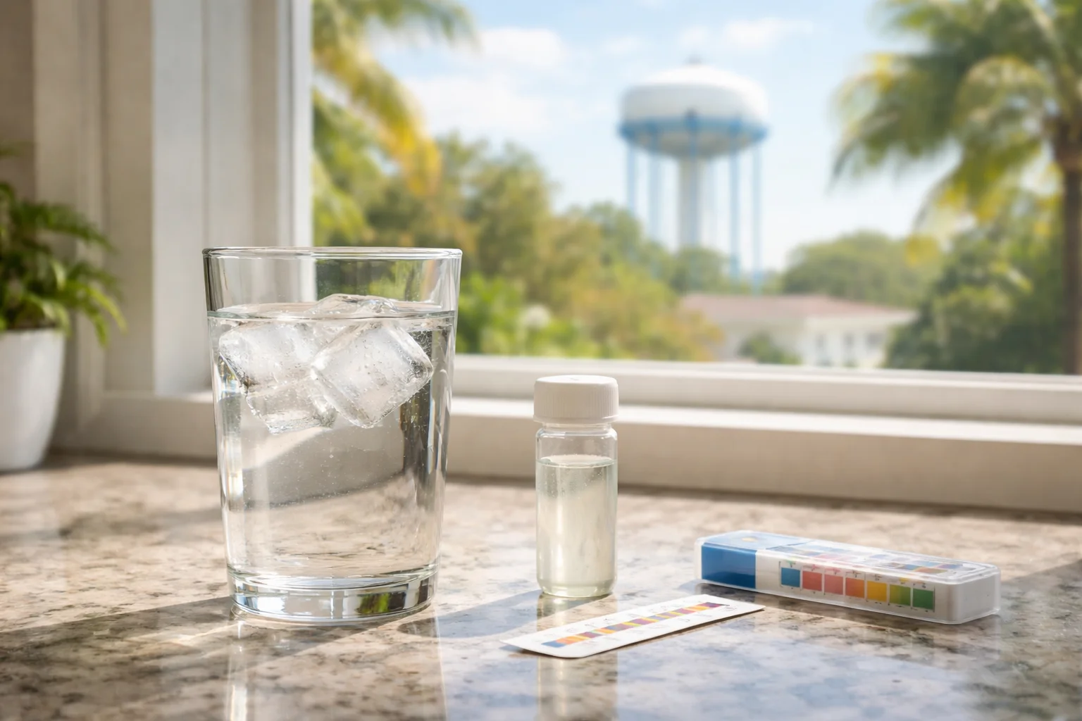 Unhealthy levels of Dichloroacetonitrile in the water supply of Florida homes