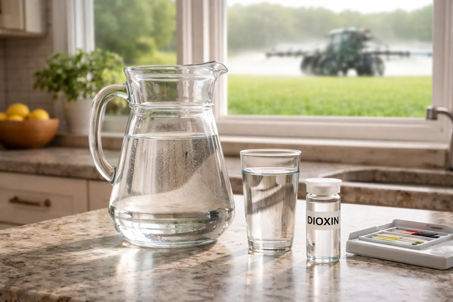 Unhealthy levels of Dioxin in the water supply of Florida homes