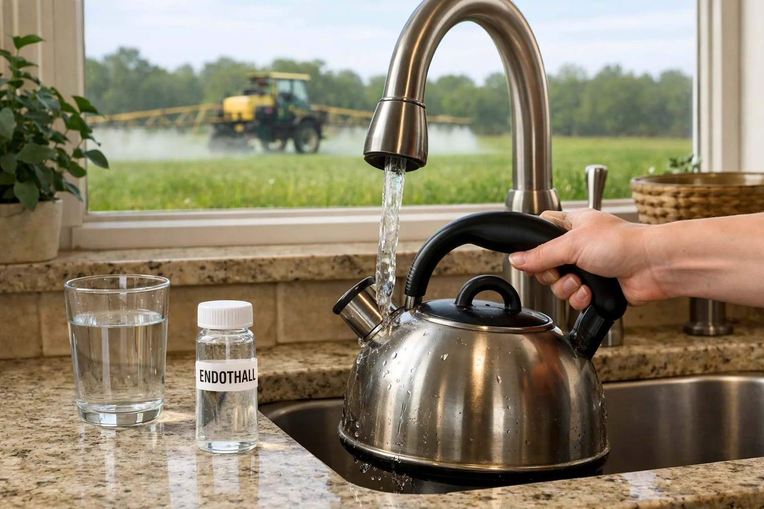 Unhealthy levels of Endothall in the water supply of Florida homes