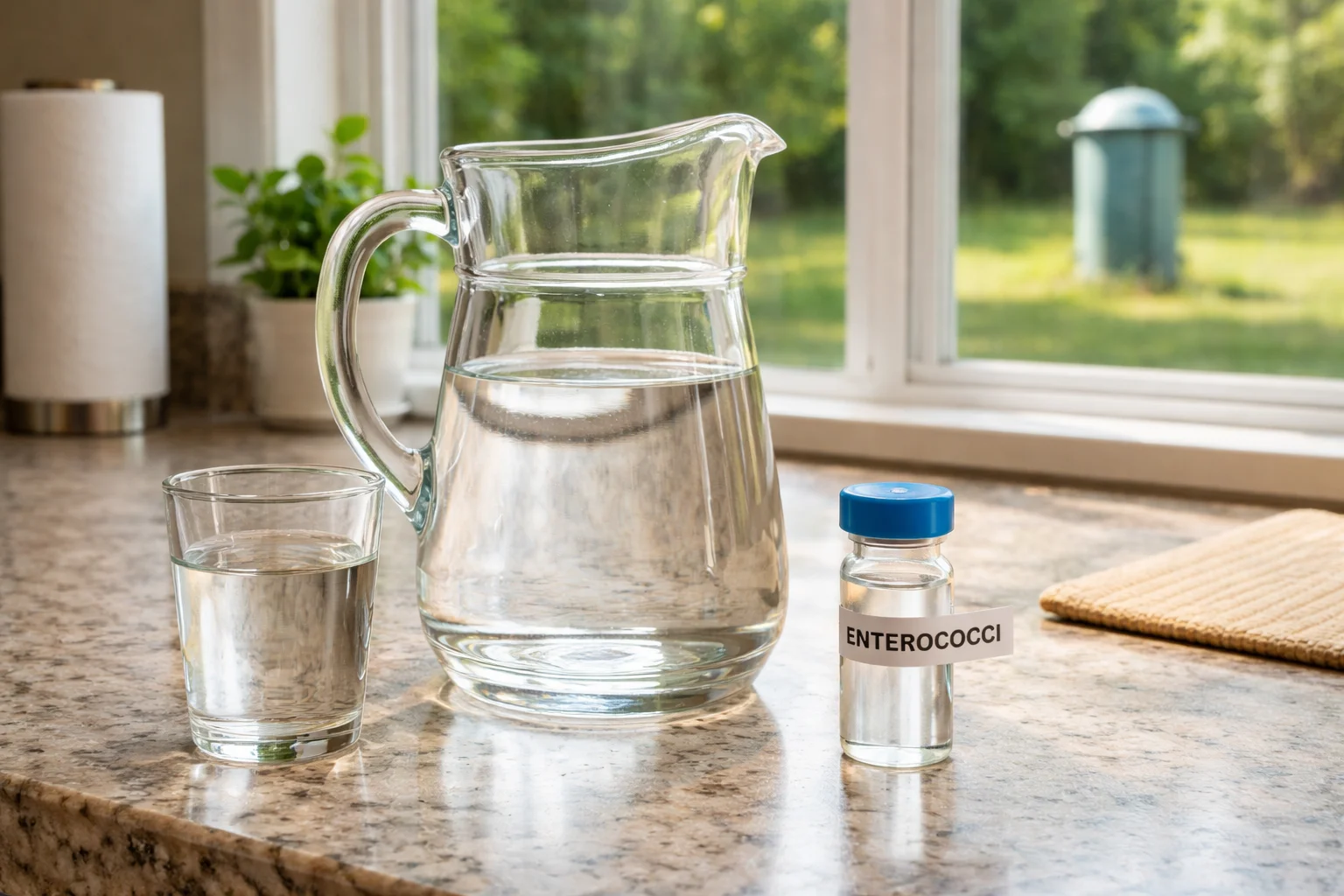 Unhealthy levels of Enterococci in the water supply of Florida homes