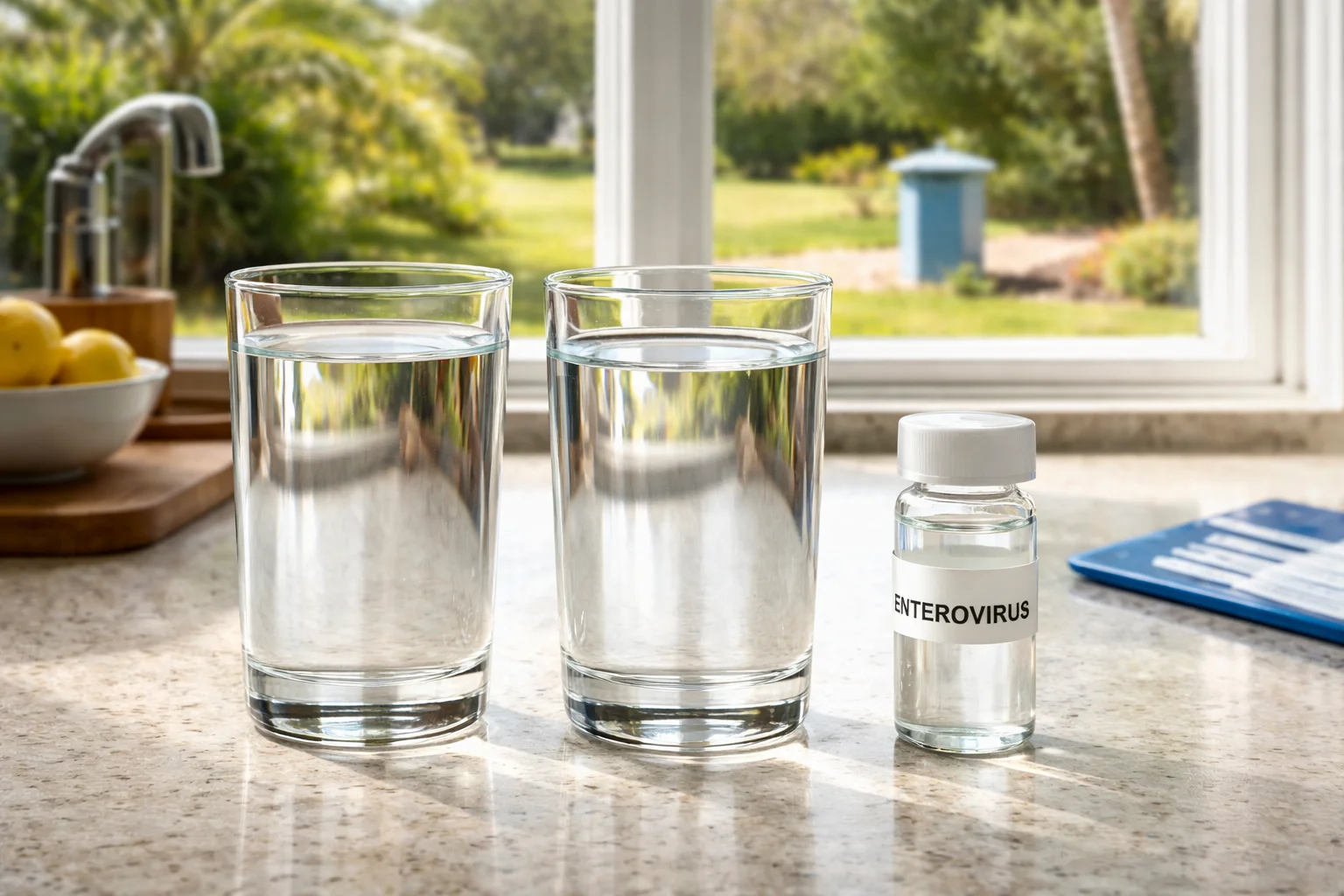 Unhealthy levels of Enterovirus in the water supply of Florida homes