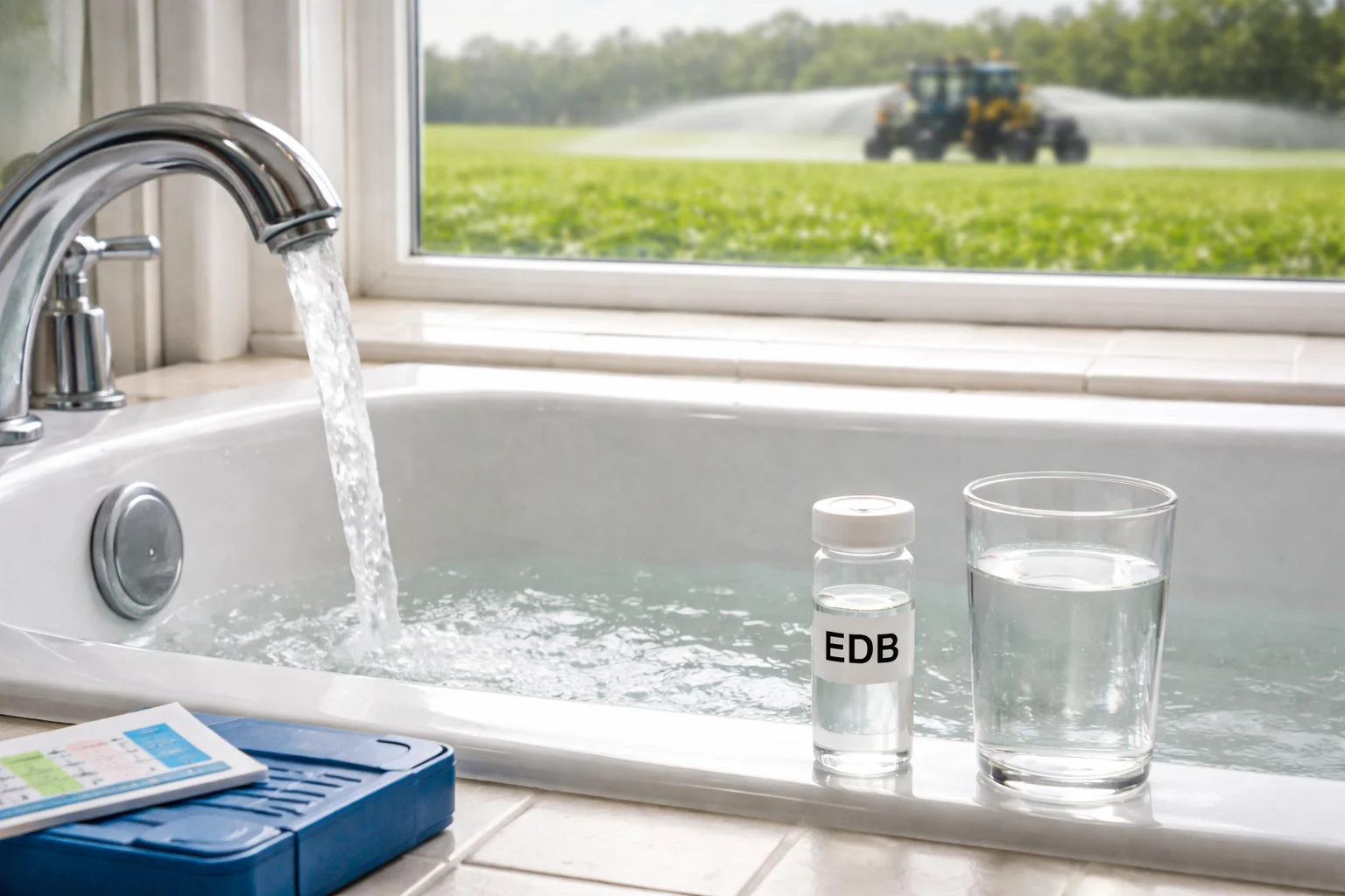 Unhealthy levels of Ethylene Dibromide in the water supply of Florida homes