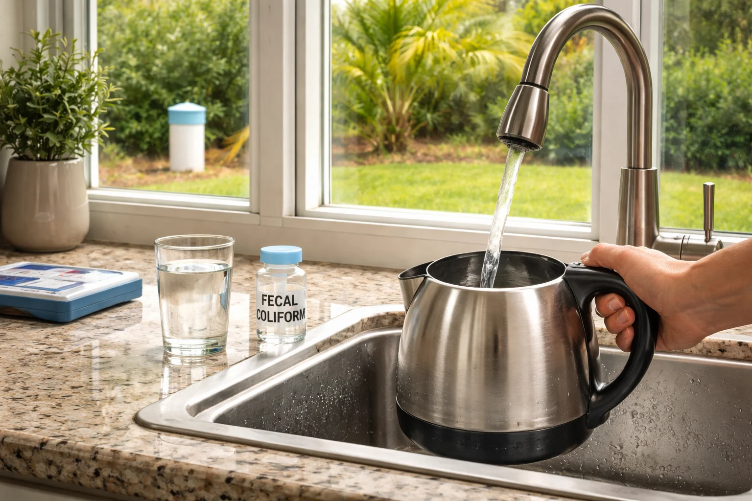 Unhealthy levels of Fecal Coliform in the water supply of Florida homes