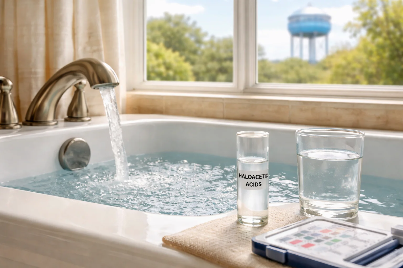 Unhealthy levels of Haloacetic Acids in the water supply of Florida homes