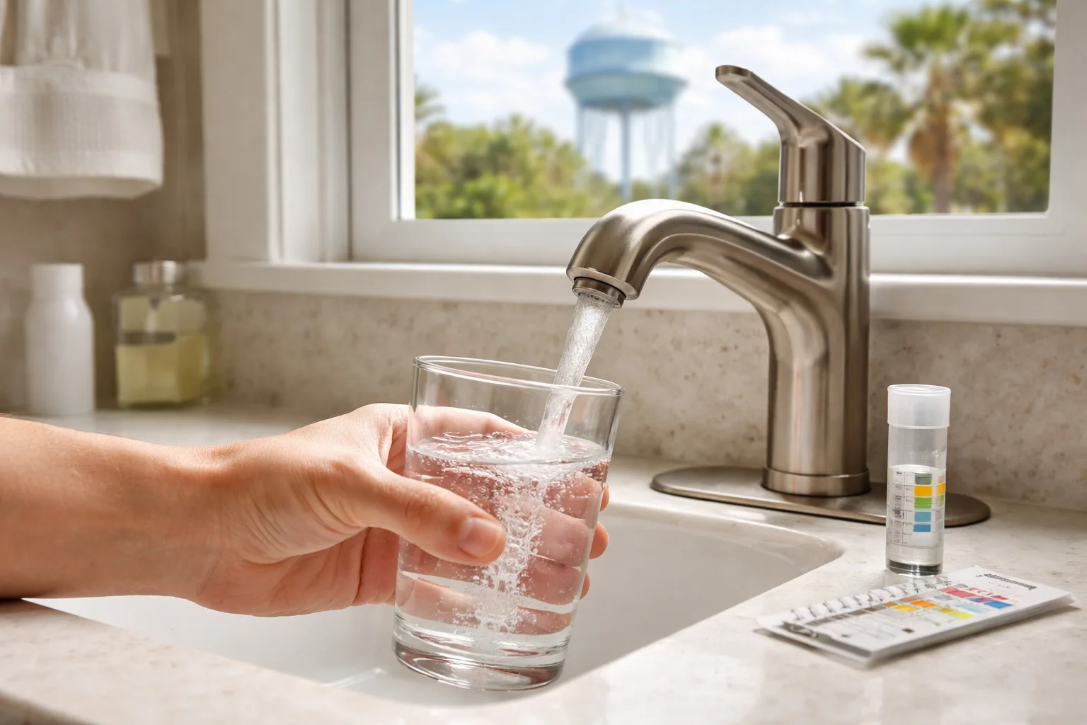 Unhealthy levels of Haloacetonitriles in the water supply of Florida homes