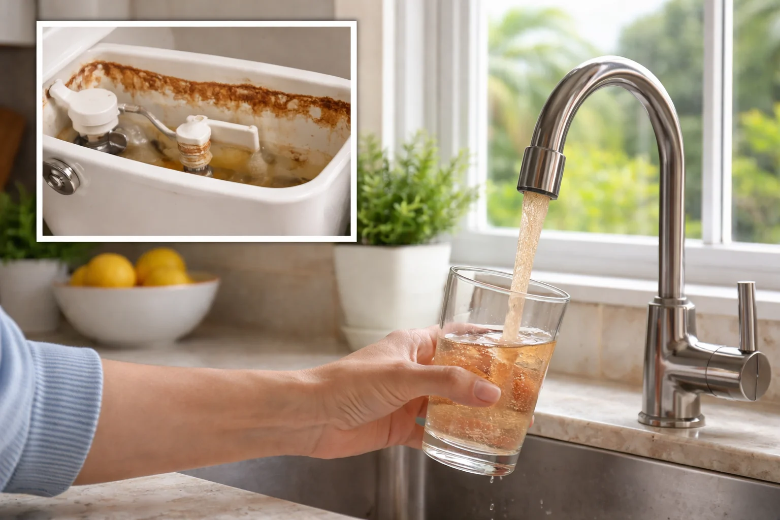 Unhealthy levels of Iron Bacteria in the water supply of Florida homes