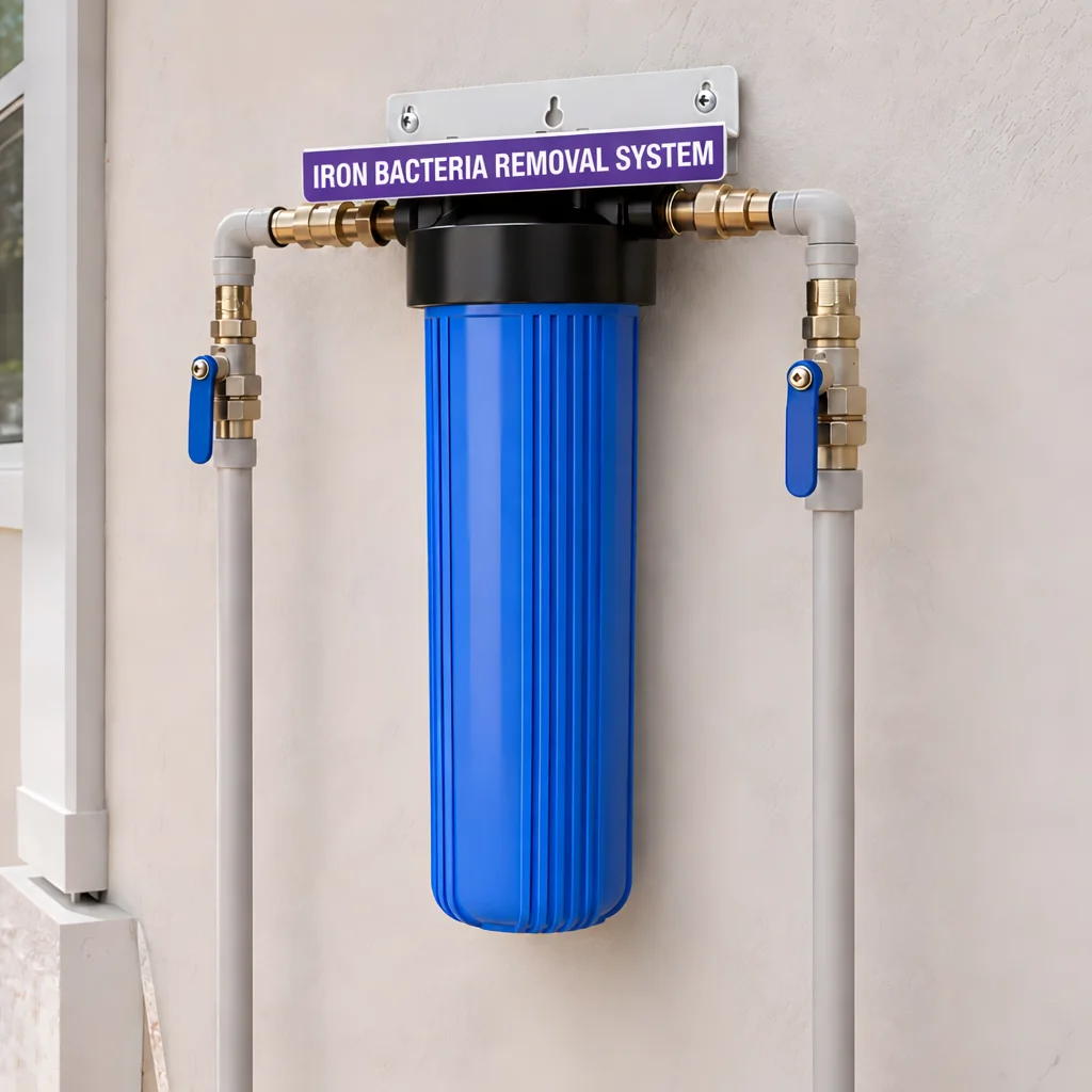 IRON BACTERIA REMOVAL SYSTEM
