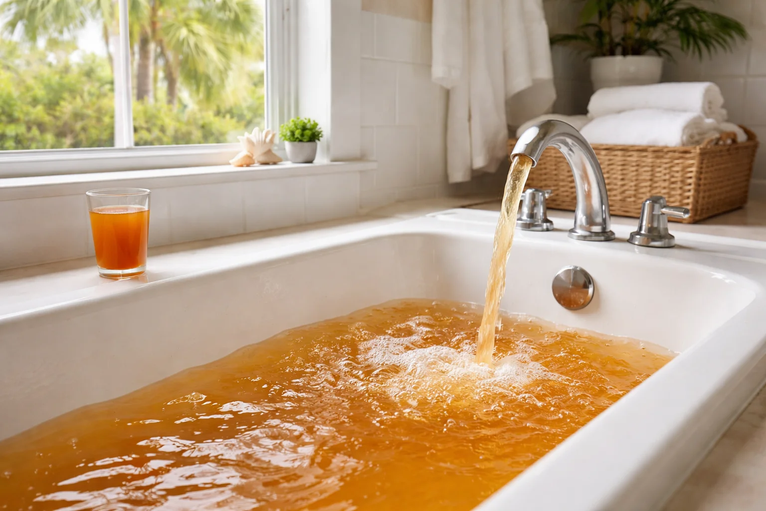Unhealthy levels of Iron in the water supply of Florida homes