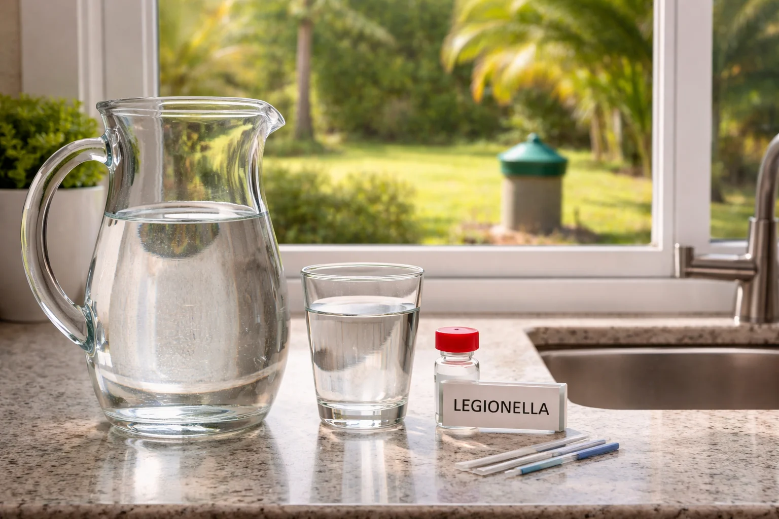 Unhealthy levels of Legionella in the water supply of Florida homes