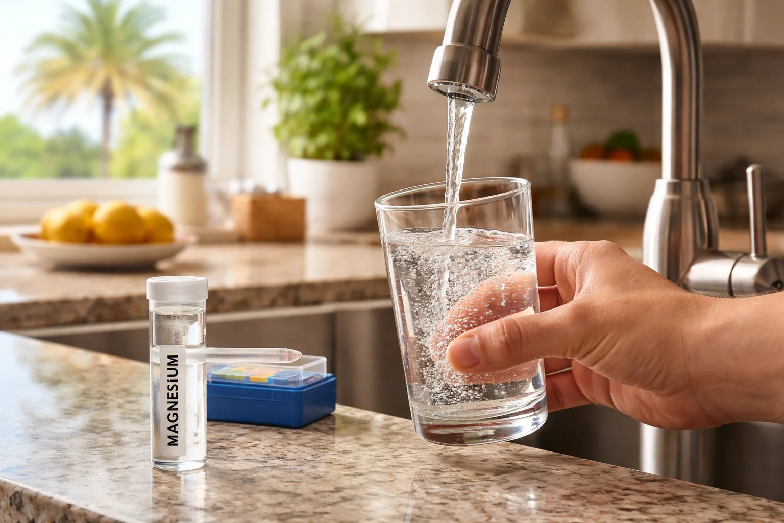 Unhealthy levels of Magnesium in the water supply of Florida homes