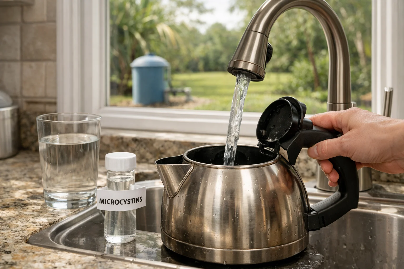 Unhealthy levels of Microcystins in the water supply of Florida homes