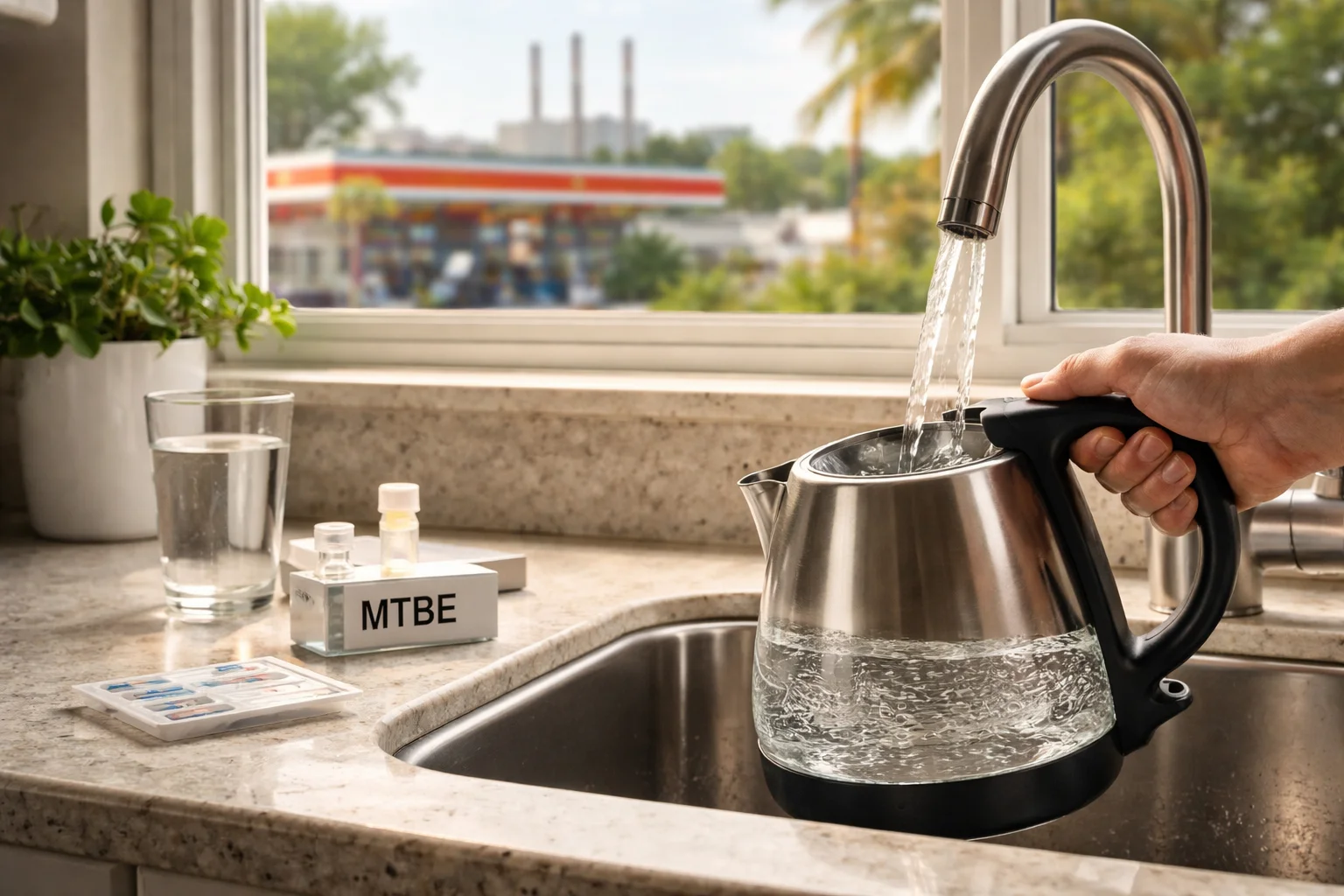 Unhealthy levels of MTBE in the water supply of Florida homes