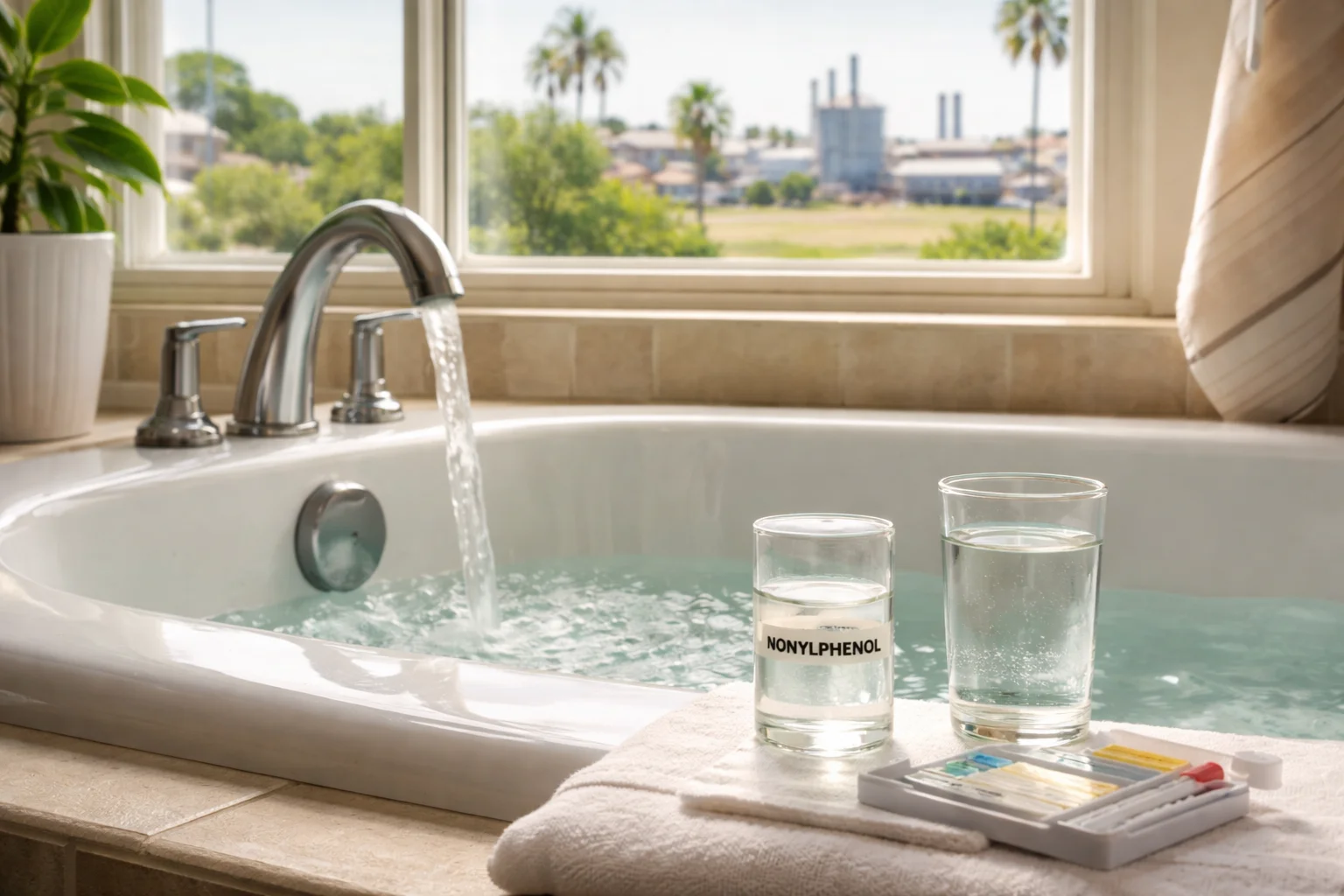 Unhealthy levels of Nonylphenol in the water supply of Florida homes