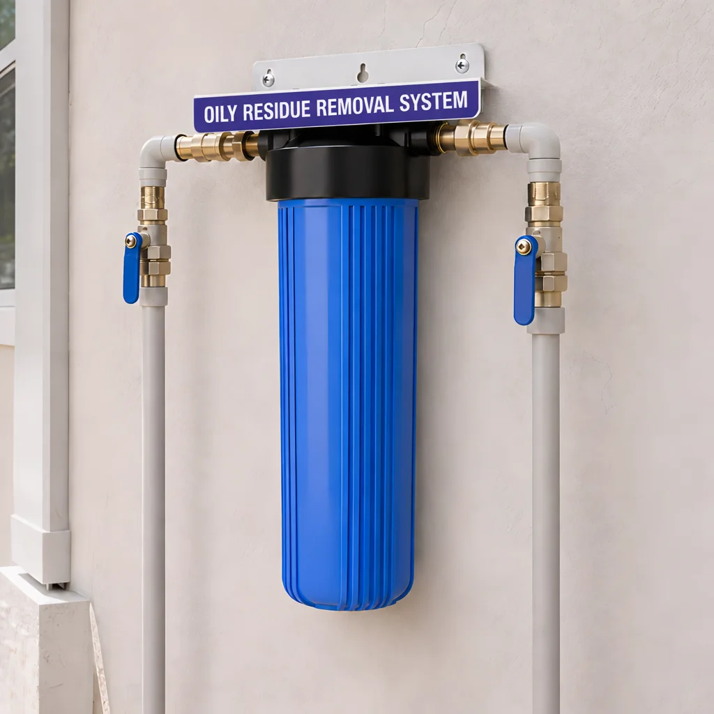 OILY RESIDUE REMOVAL SYSTEM