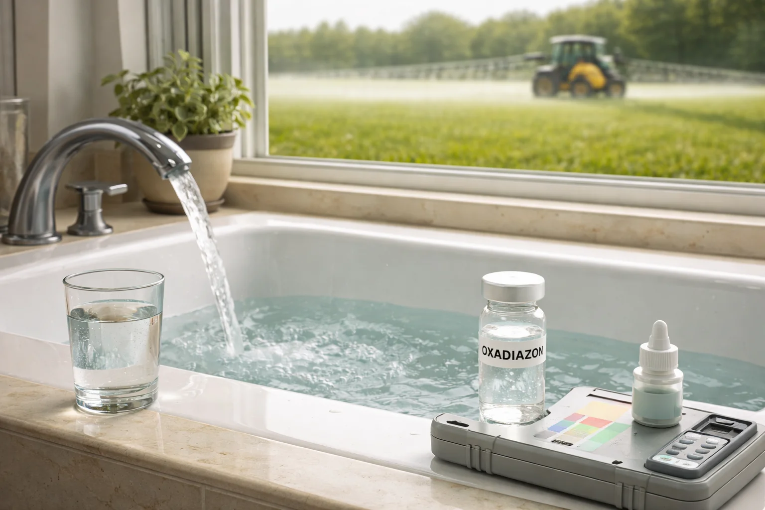 Unhealthy levels of Oxadiazon in the water supply of Florida homes