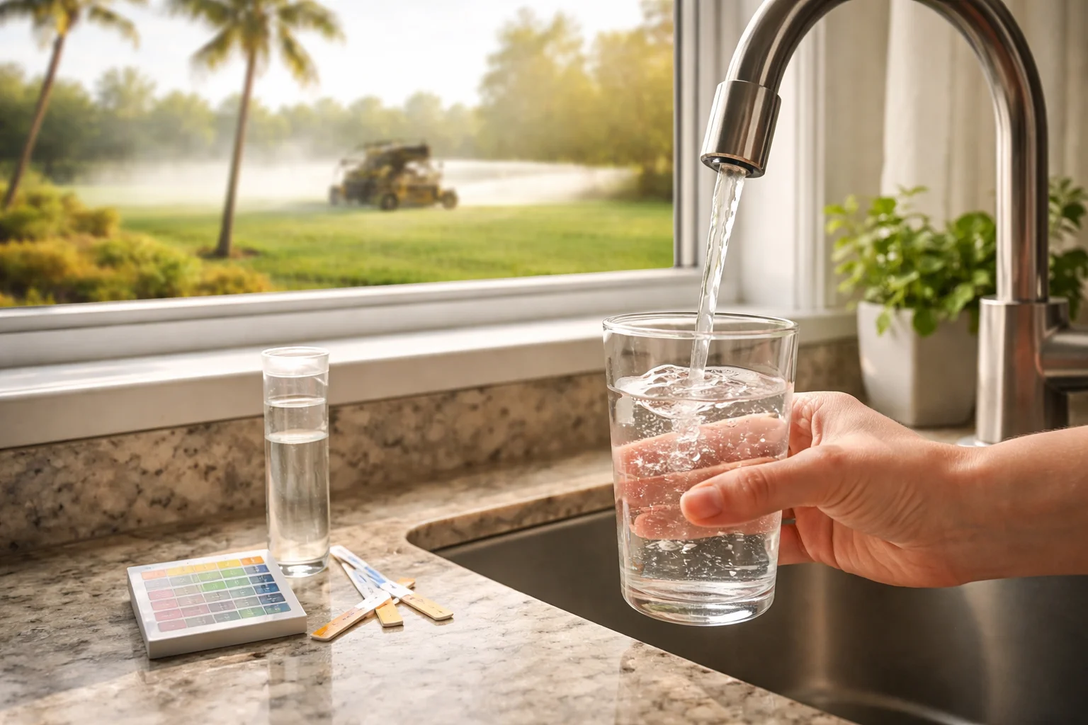 Unhealthy levels of Pentachlorophenol in the water supply of Florida homes