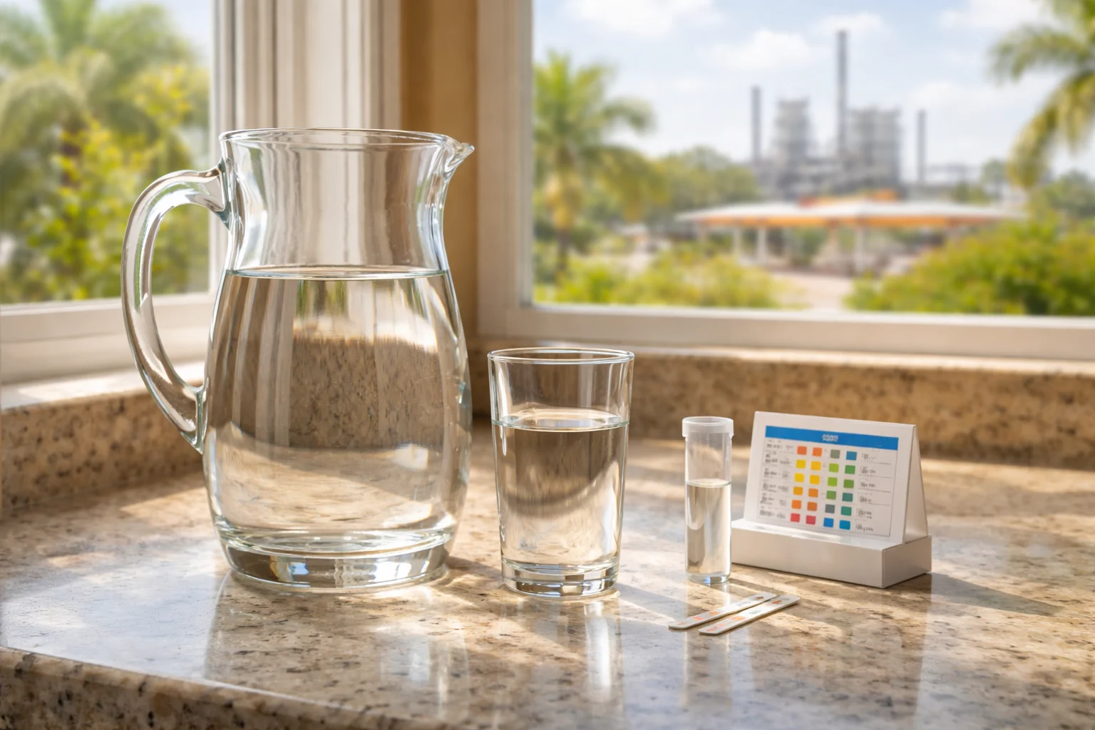 Unhealthy levels of Petroleum Hydrocarbons in the water supply of Florida homes