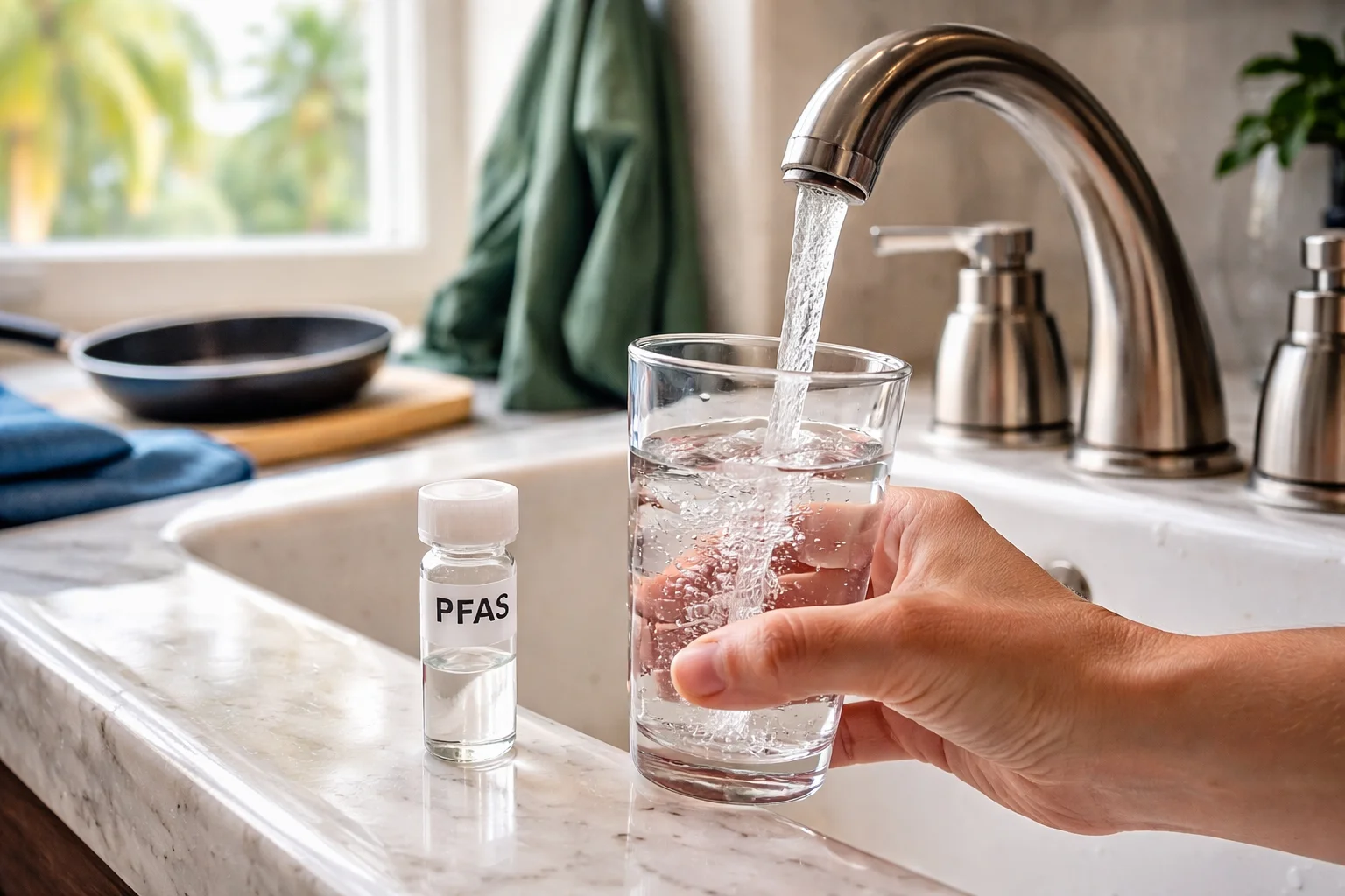 Unhealthy levels of PFAS in the water supply of Florida homes