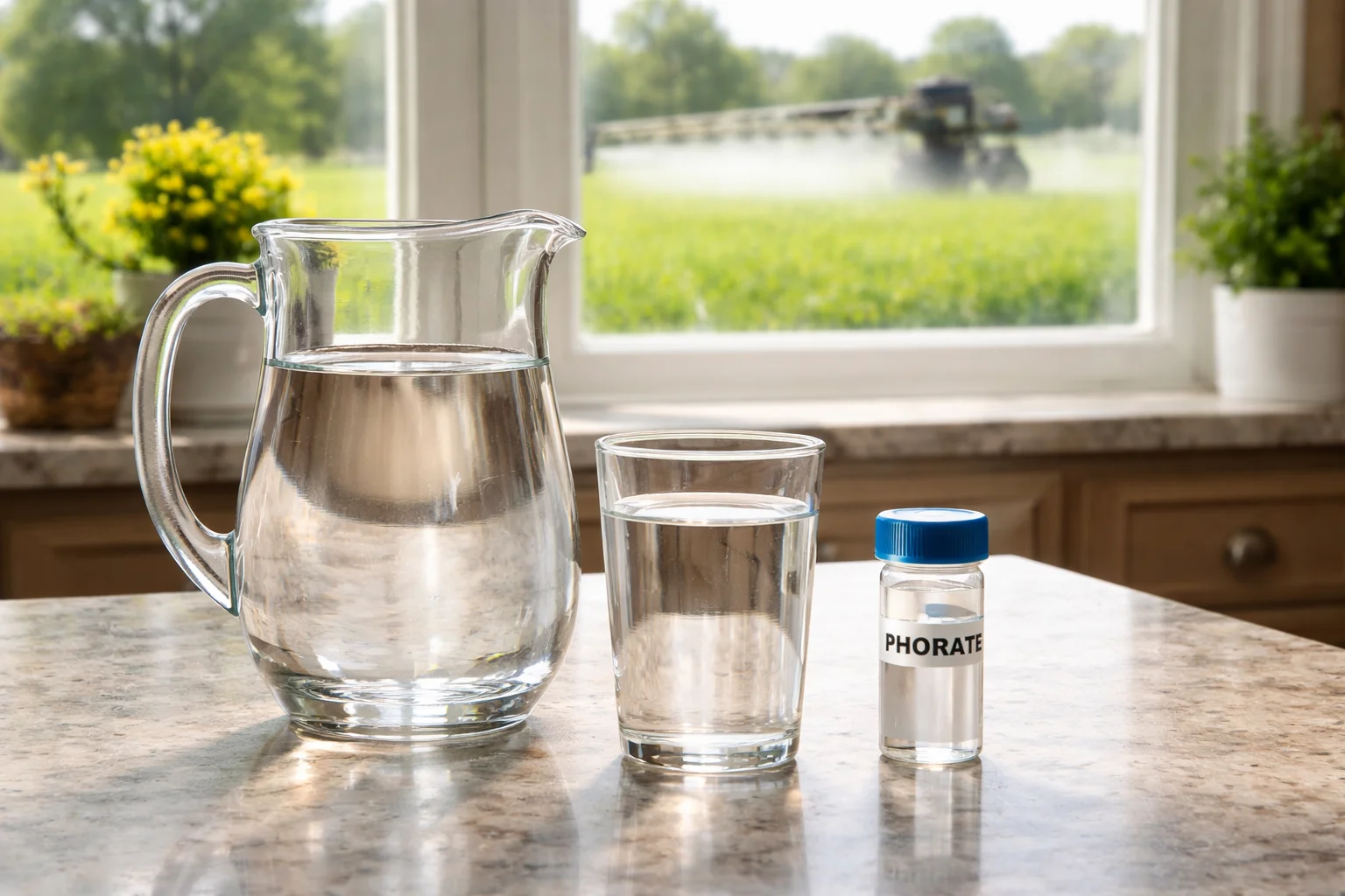 Unhealthy levels of Phorate in the water supply of Florida homes